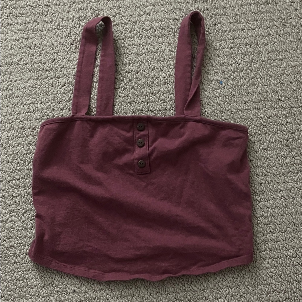 Purple Crop Top